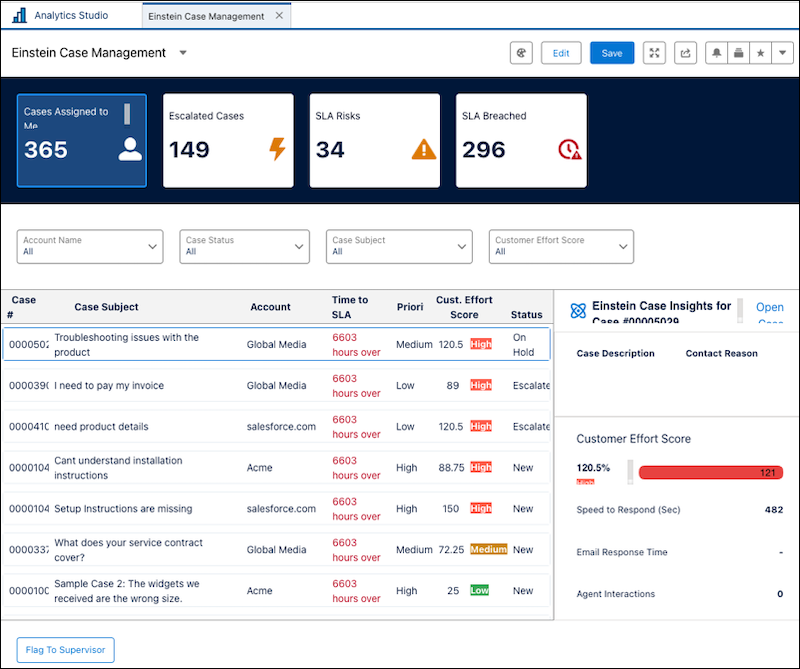 Einstein Case Management