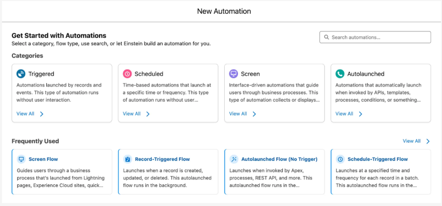 Get Started with Automations Screenshot