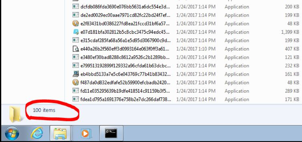 Samples of Ransomware 