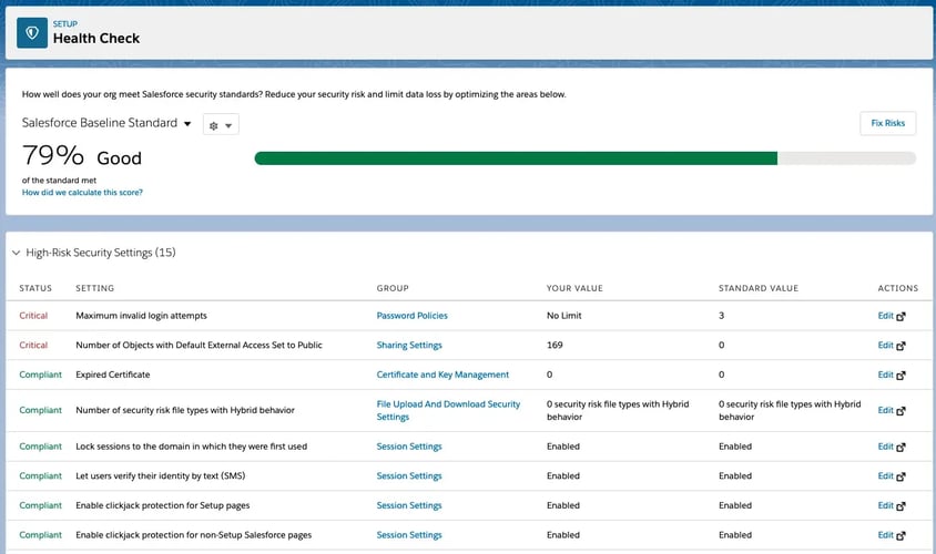 Security Health Check