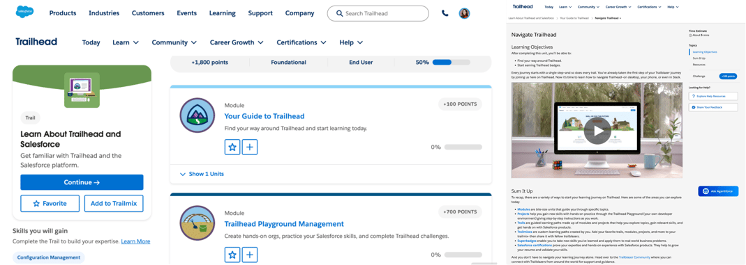 Salesforce Trailhead