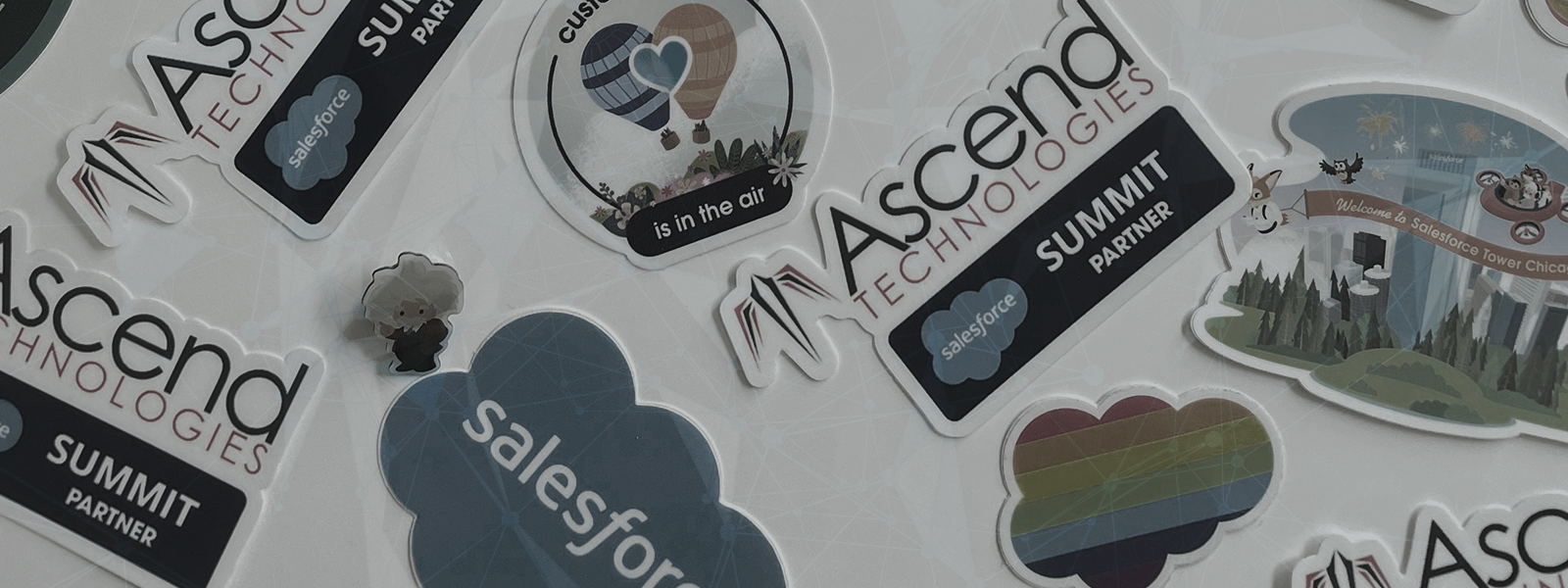 Ascend and Salesforce Stickers